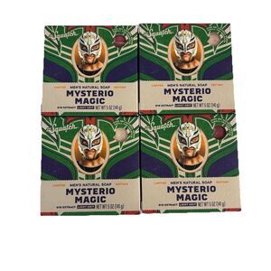 4 Bars Dr. Squatch Men's Natural Soap - WWE Ray Mysterio Magic 5 oz NEW